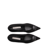 Vittorio Virgili Rania Black Suede Flats - DOLITA