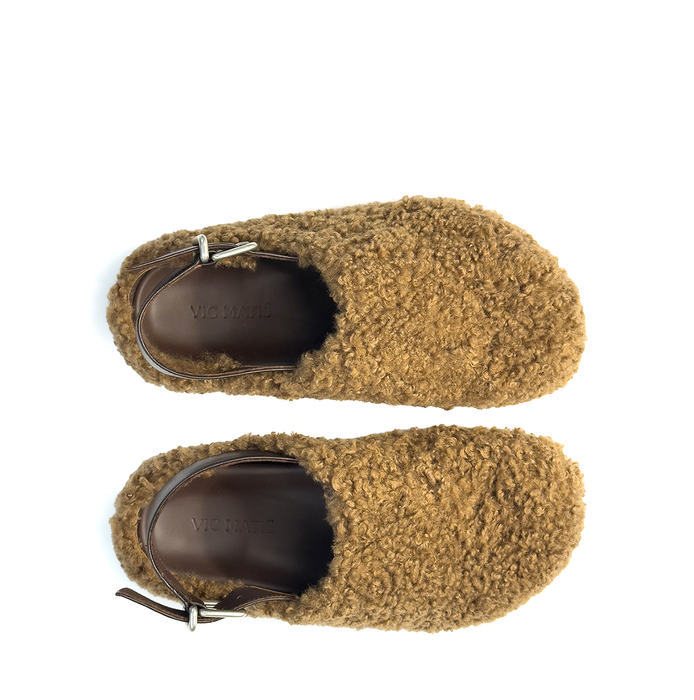 Vic Matie Brown Leather Loafers