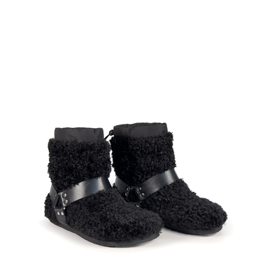 Vic Matie Black Leather Ankle Boots - DOLITA