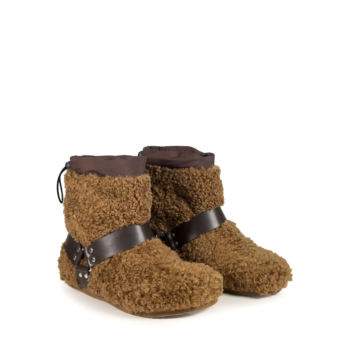 Vic Matie Brown Leather Ankle Boots
