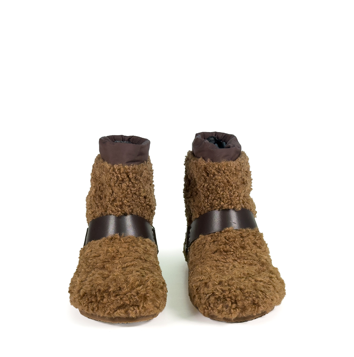 Vic Matie Brown Leather Ankle Boots