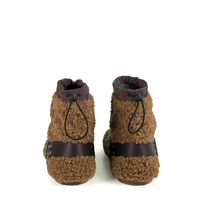 Vic Matie Brown Leather Ankle Boots