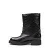 Vittorio Virgili Black Leather Ankle Boots