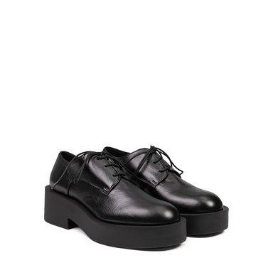 Vittorio Virgili Black Leather Lace-ups - DOLITA