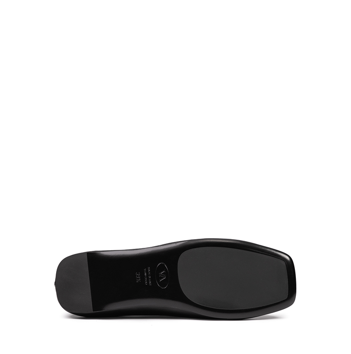 Vittorio Virgili Black Leather Loafers