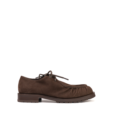 Vittorio Virgili Brown Nubuck Lace-ups