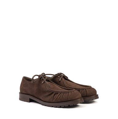 Vittorio Virgili Brown Nubuck Lace-ups