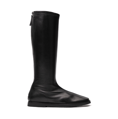 Vittorio Virgili Crux Black Leather Tall Boots