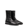Vittorio Virgili Black Leather Ankle Boots