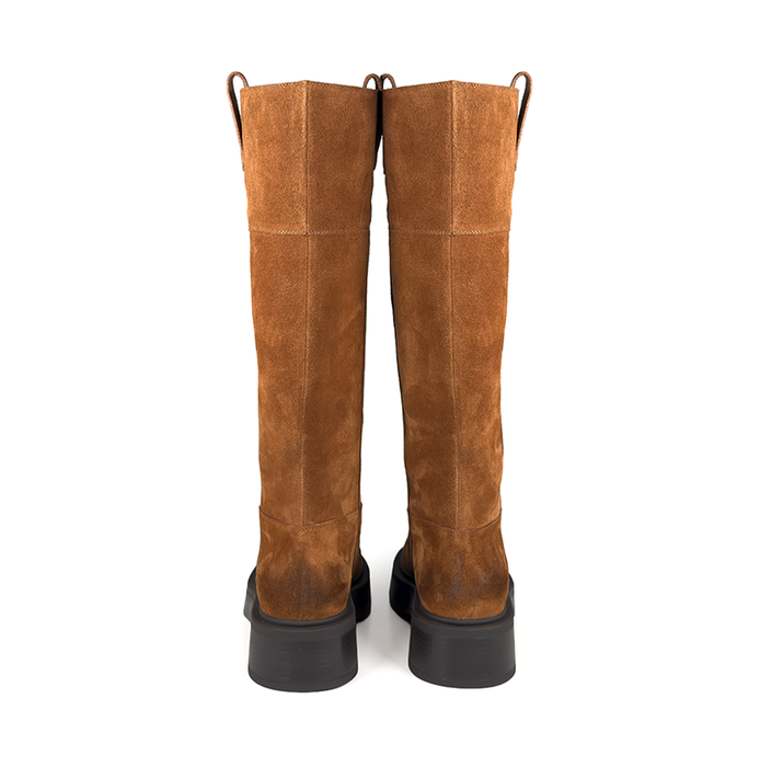 Vic Matie Brown Suede Tall Boots