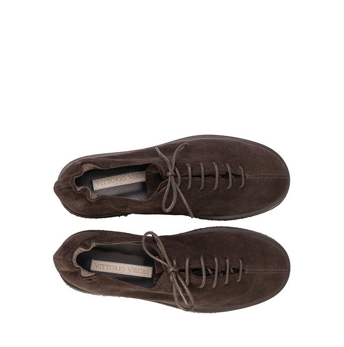 Vittorio Virgili Brown Suede Lace-ups