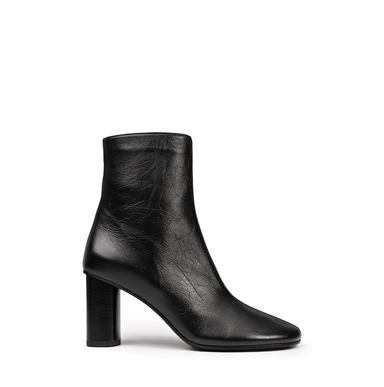 Vittorio Virgili Black Leather Ankle Boots