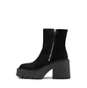 Vic Matie Black Suede Ankle Boots