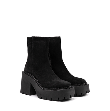 Vic Matie Black Suede Ankle Boots