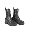 Vic Matie Black Leather Ankle Boots