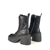 Vic Matie Black Leather Ankle Boots