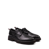 Moma Black Leather Lace-ups