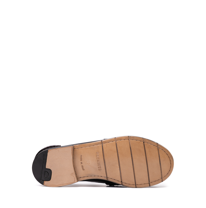 Premiata Bordeaux Leather Loafers
