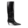 Premiata Black Leather Tall Boots