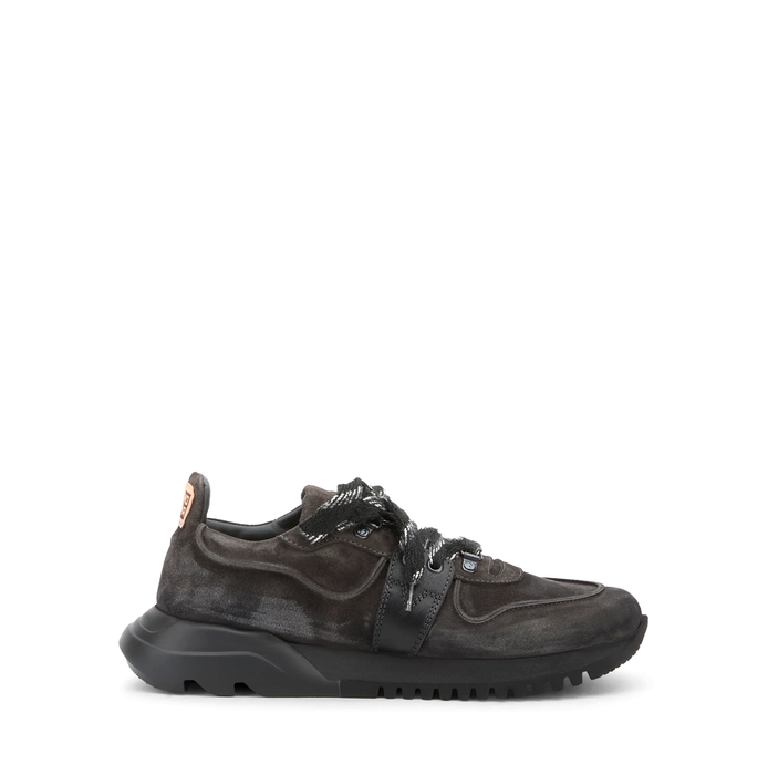 Moma Suede and Leather Sneakers