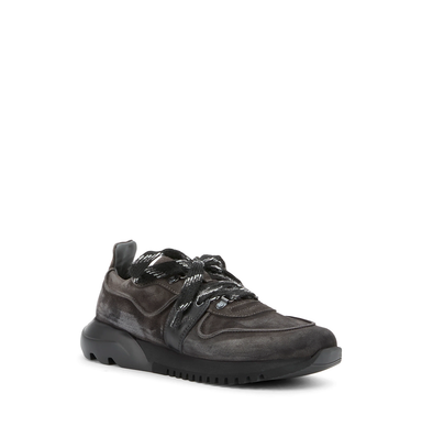 Moma Suede and Leather Sneakers
