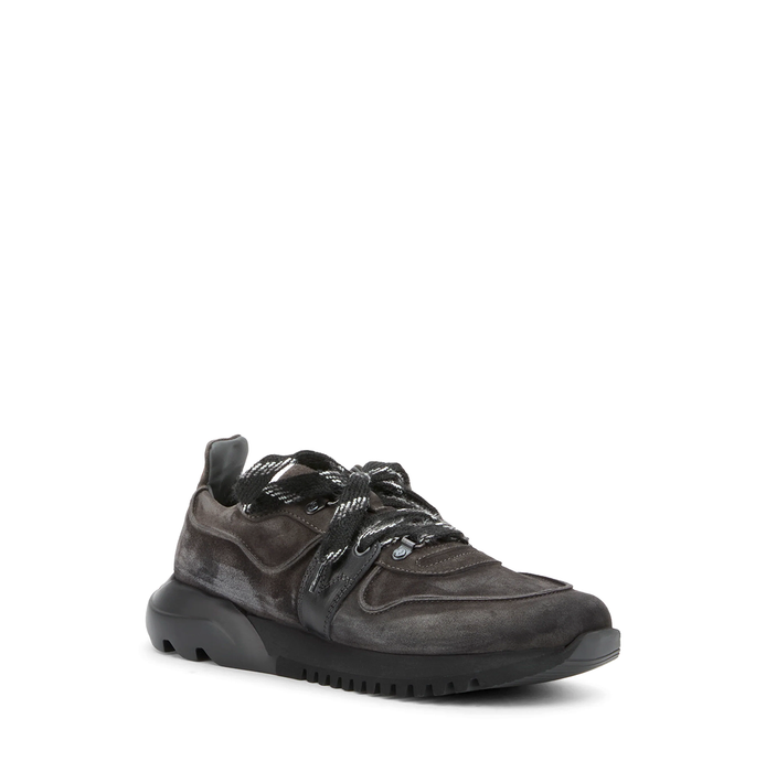 Moma Suede and Leather Sneakers