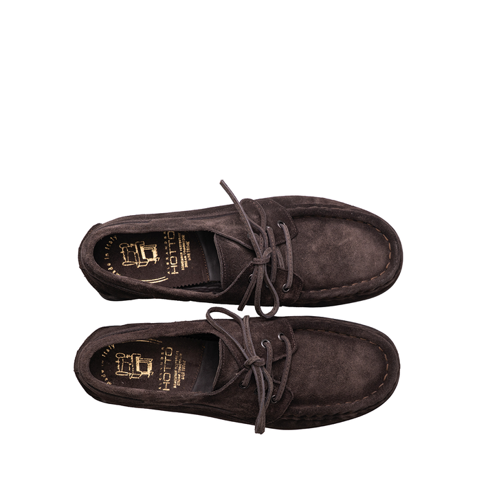 Alexander Hotto Brown Suede Lace-ups - DOLITA