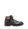 Alexander Hotto Dark Brown Leather Ankle Boots