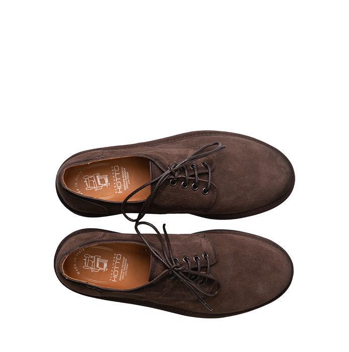 Alexander Hotto Brown Suede Lace-ups - DOLITA