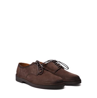 Alexander Hotto Brown Suede Lace-ups - DOLITA