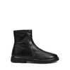 Alexander Hotto Black Leather Ankle Boots