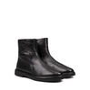 Alexander Hotto Black Leather Ankle Boots