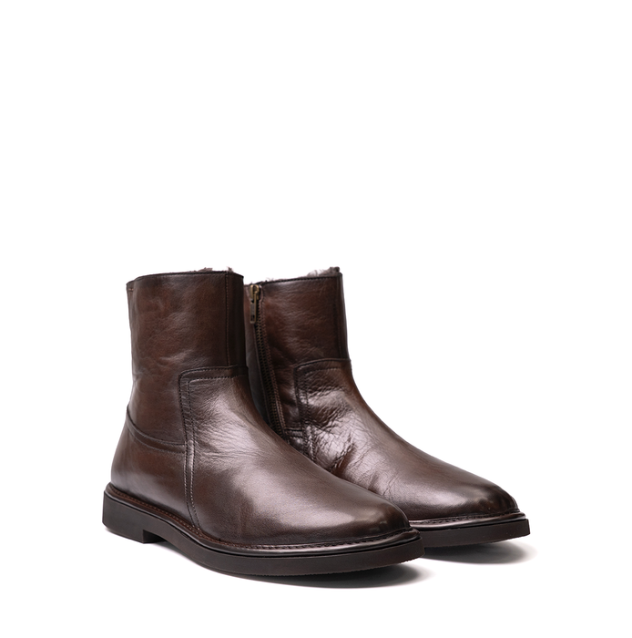 Alexander Hotto Brown Ankle Boots