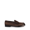 Alexander Hotto Dark Brown Suede Loafers