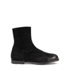 Alexander Hotto Black Suede Ankle Boots
