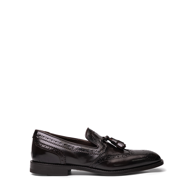 Alexander Hotto Burgundy Leather Loafers - DOLITA