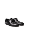 Alexander Hotto Black Leather Lace-ups - DOLITA