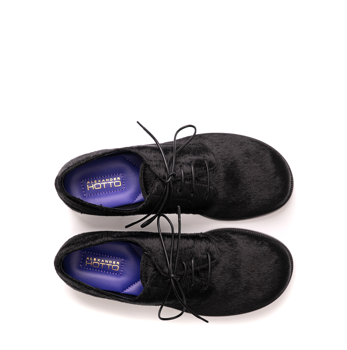 Alexander Hotto Black Leather Lace-ups - DOLITA