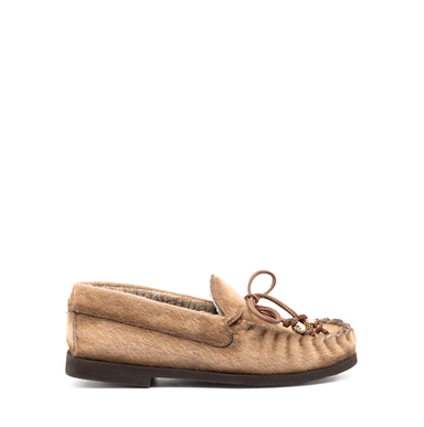 Alexander Hotto Beige Leather Loafers