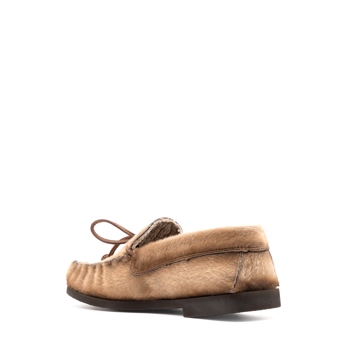 Alexander Hotto Beige Leather Loafers