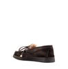 Alexander Hotto Dark Brown Suede Loafers