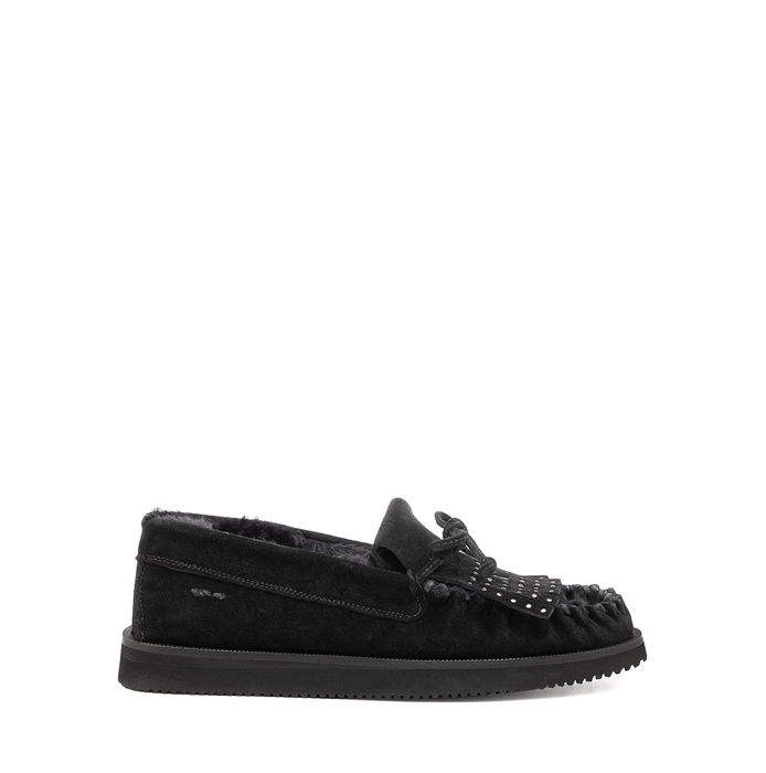 Alexander Hotto Black Suede Loafers