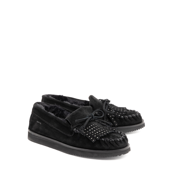 Alexander Hotto Black Suede Loafers