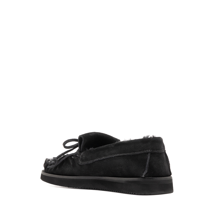 Alexander Hotto Black Suede Loafers