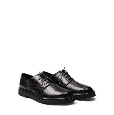 Alexander Hotto Black Leather Lace-ups - DOLITA
