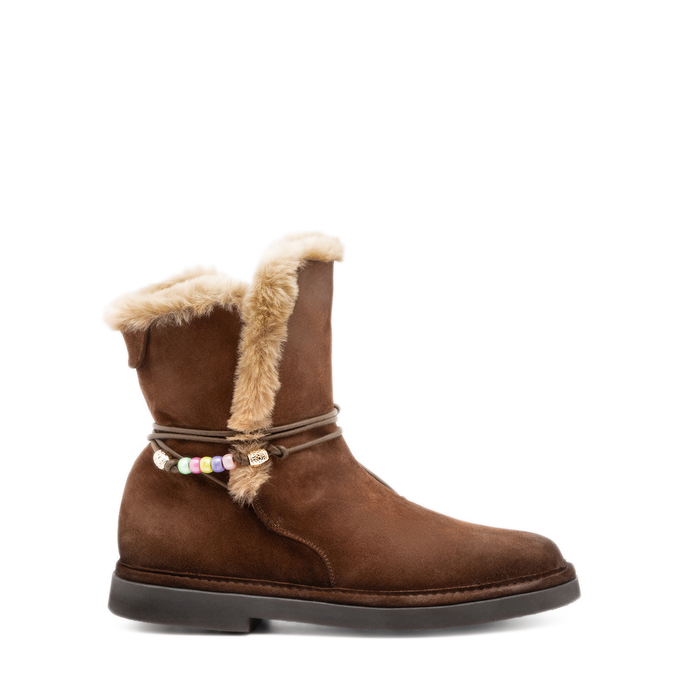 Alexander Hotto Brown Suede Ankle Boots