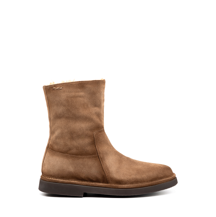 Alexander Hotto Light Brown Suede Ankle Boots