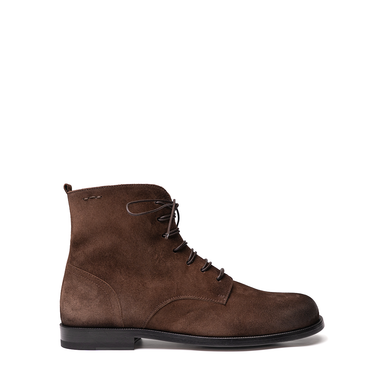 Alexander Hotto Brown Suede Ankle Boots - DOLITA