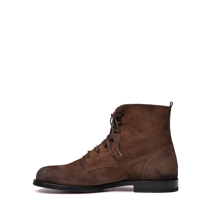 Alexander Hotto Brown Suede Ankle Boots - DOLITA