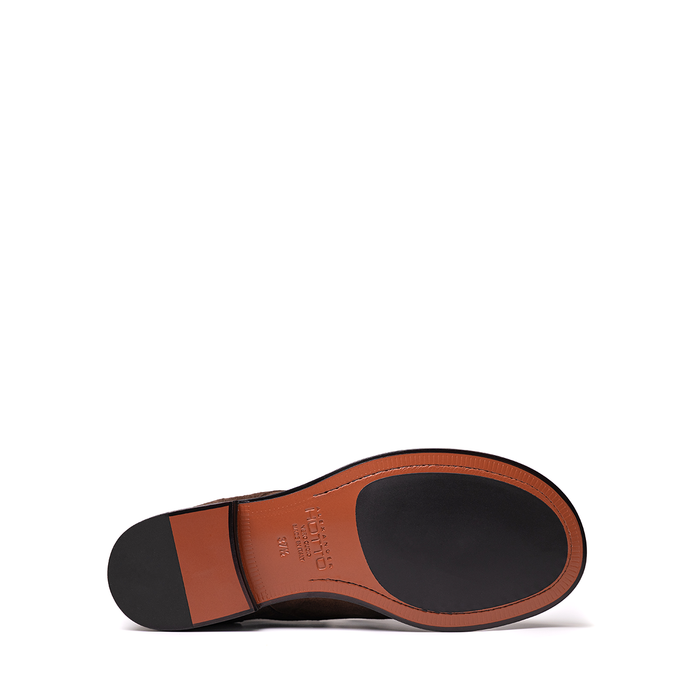 Alexander Hotto Brown Suede Ankle Boots - DOLITA